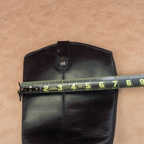 Frye Women Melissa Button Zip Black Leather Equestrian Riding Knee Boots sz 8.5 - Picture 4 of 10